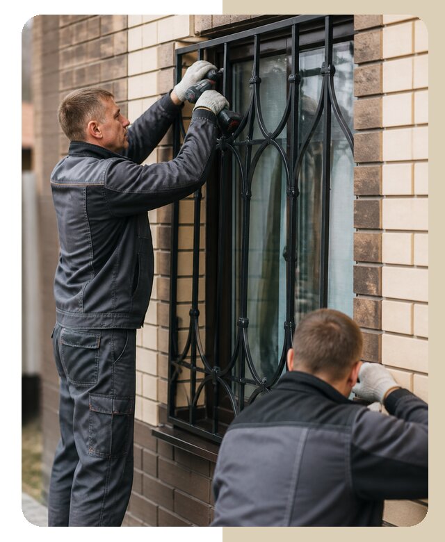 Установка решеток в дом в Добрянке по цене от 3536 р. | ДвериЛегко-Дбр